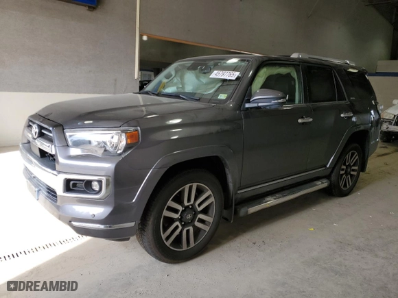 2022 Toyota 4Runner Limited with VIN JTEKU5JR9N6046014, listed as a Copart auction lot 45797765 with 17,528 mi miles and Salvage Title. Bid and sale history available at carsss.com. Image 1.