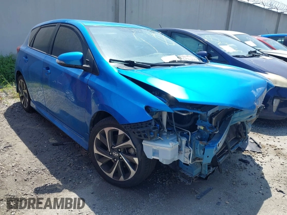 2016 Scion iM z VIN JTNKARJE1GJ511401, wystawiony jako IAAI lot #42008097 z przebiegiem 120 245 mil mil oraz . Historia ofert i sprzedaży dostępna na DreamBid. Obrazek 1.