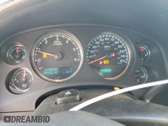 2013 Chevrolet Avalanche LT with VIN 3GNMCFE02DG353160, listed as a Copart auction lot 42249635 with 149,482 mi miles and Salvage Title. Bid and sale history available at DreamBid. Image 9.