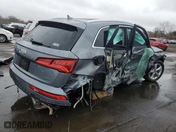 2020 Audi Q5 Prestige with VIN WA1CNAFY0L2091114, listed as a Copart auction lot 49658265 with Not provided miles and Salvage title. Bid and sale history available at DreamBid. Image 3.