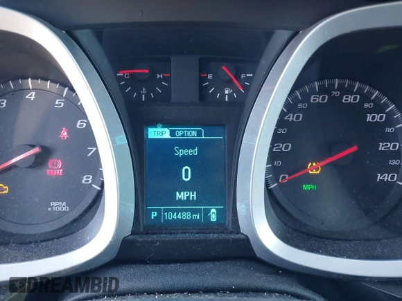 2016 Chevrolet Equinox LT with VIN 2GNALCEK1G6254395, listed as a IAAI auction lot 41872768 with 104,488 mi miles. Bid and sale history available at carsss.com. Image 7.