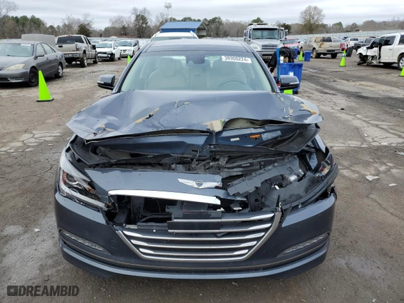 2017 Genesis G80 3.8L with VIN KMHGN4JEXHU170481, listed as a Copart auction lot 38900224 with 71,639 mi miles. Bid and sale history available at carsss.com. Image 5.