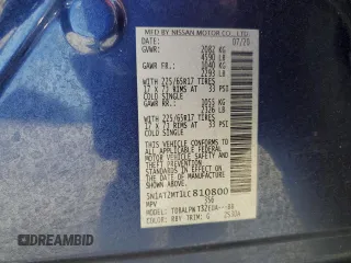2020 Nissan Rogue SL z VIN 5N1AT2MT1LC810800, wystawiony jako Copart lot #55789235 z przebiegiem 46 712 mil mil oraz Szkoda całkowita • Salvage title. Historia ofert i sprzedaży dostępna na DreamBid. Obrazek 13.