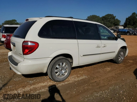 2007 Chrysler Town & Country LWB Touring with VIN 2A4GP54L27R345889, listed as a Copart auction lot 74105614 with 244,487 mi miles and Salvage Title. Bid and sale history available at carsss.com. Image 3.