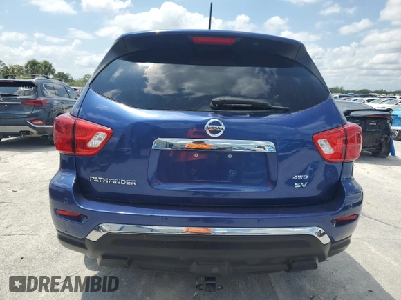 2018 Nissan Pathfinder Platinum with VIN 5N1DR2MM7JC664291, listed as a Copart auction lot 46748475 with 142,708 mi miles and Salvage title. Bid and sale history available at DreamBid. Image 6.