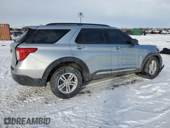 2020 Ford Explorer XLT with VIN 1FMSK8DH7LGB72583, listed as a Copart auction lot 45597755 with 66,119 mi miles and Salvage Title. Bid and sale history available at carsss.com. Image 3.