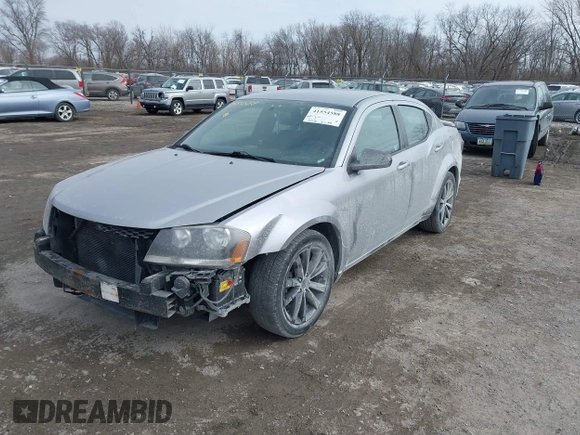 2014 Dodge Avenger SE with VIN 1C3CDZABXEN155014, listed as a IAAI auction lot 41554588 with 154,145 mi miles and . Bid and sale history available at DreamBid. Image 17.