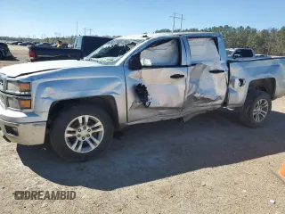 2014 Chevrolet Silverado 1500 LT with VIN 3GCPCREC7EG560792, listed as a Copart auction lot 48992385 with Not Provided miles and Salvage Title. Bid and sale history available at carsss.com. Image 1.