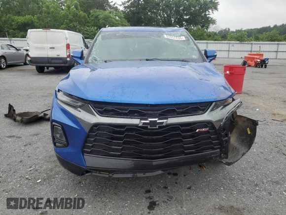 2019 Chevrolet Blazer RS with VIN 3GNKBJRS7KS608209, listed as a Copart auction lot 62657435 with 79,453 mi miles and Salvage title. Bid and sale history available at DreamBid. Image 5.