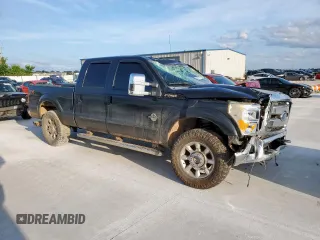 2011 Ford F-250 XL with VIN 1FT7W2BT0BEC60470, listed as a Copart auction lot 58010955 with 184,294 mi miles and Salvage title. Bid and sale history available at DreamBid. Image 4.