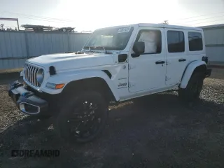 2024 Jeep Wrangler Sahara with VIN 1C4RJXP60RW249514, listed as a Copart auction lot 49133245 with 18,457 mi miles and Clean Title. Bid and sale history available at DreamBid. Image 1.