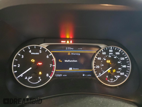 2024 Nissan Sentra SV with VIN 3N1AB8CV4RY323025, listed as a Copart auction lot 50969975 with 12,049 mi miles and Salvage Title. Bid and sale history available at DreamBid. Image 9.