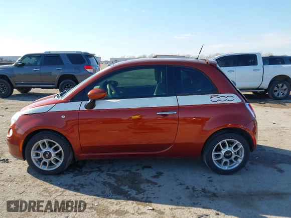 2014 FIAT 500 Pop with VIN 3C3CFFAR8ET169225, listed as a IAAI auction lot 41241741 with 126,860 mi miles. Bid and sale history available at carsss.com. Image 14.