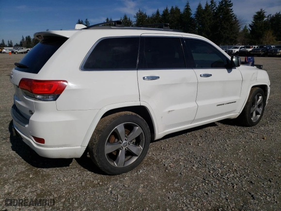2014 Jeep Grand Cherokee Overland with VIN 1C4RJFCM6EC555482, listed as a Copart auction lot 47474075 with 158,015 mi miles and Salvage Title. Bid and sale history available at carsss.com. Image 3.