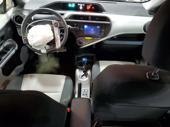 2012 Toyota Prius One with VIN JTDKDTB32C1525842, listed as a Copart auction lot 50575365 with 124,110 mi miles and Salvage Title. Bid and sale history available at DreamBid. Image 8.