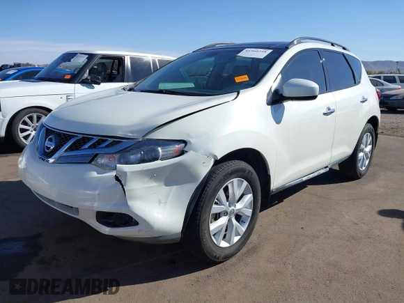 2011 Nissan Murano SL with VIN JN8AZ1MU1BW066686, listed as a IAAI auction lot 41560248 with 126,877 mi miles and . Bid and sale history available at DreamBid. Image 6.