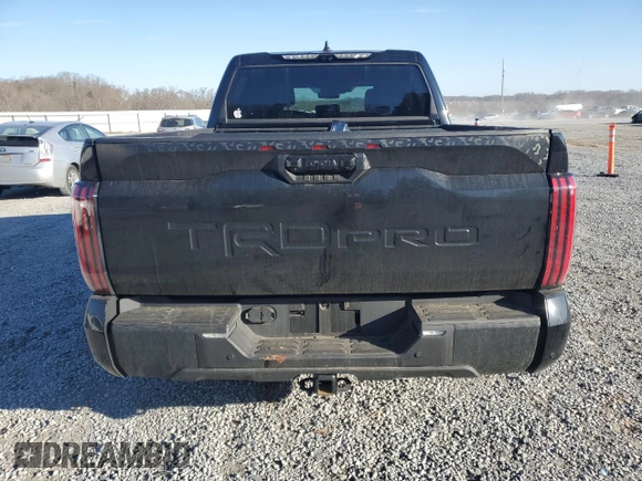 2024 Toyota Tundra TRD Pro Hybrid with VIN 5TFPC5DB0RX077194, listed as a Copart auction lot 42819155 with 16,387 mi miles and Salvage title. Bid and sale history available at DreamBid. Image 6.