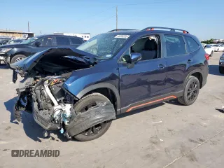 2022 Subaru Forester Special Sports with VIN JF2SKAJC6NH504922, listed as a Copart auction lot 58099205 with 47,648 mi miles and Salvage title. Bid and sale history available at DreamBid. Image 1.