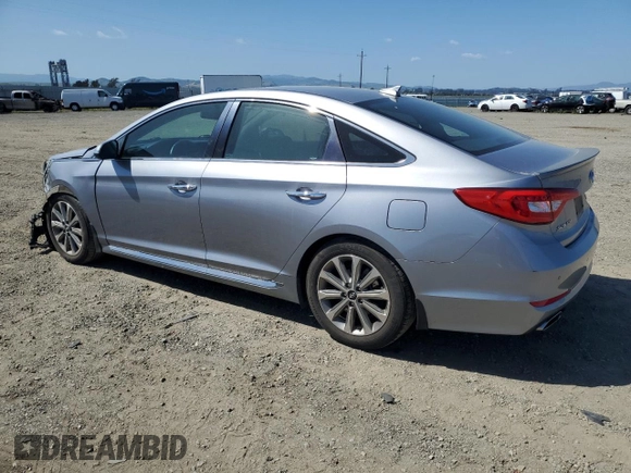 2017 Hyundai Sonata Sport with VIN 5NPE34AF3HH458153, listed as a Copart auction lot 54714605 with 41,249 mi miles and Salvage Title. Bid and sale history available at carsss.com. Image 2.
