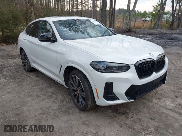 2023 BMW X4 M40i with VIN 5UX43DT02P9T17357, listed as a IAAI auction lot 41683916 with 25,954 mi miles and . Bid and sale history available at DreamBid. Image 1.