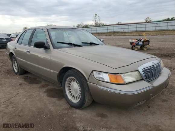 2001 Mercury Grand Marquis LS with VIN 2MEFM75W91X657949, listed as a Copart auction lot 87427734 with 142,561 mi miles and Salvage Title. Bid and sale history available at carsss.com. Image 4.