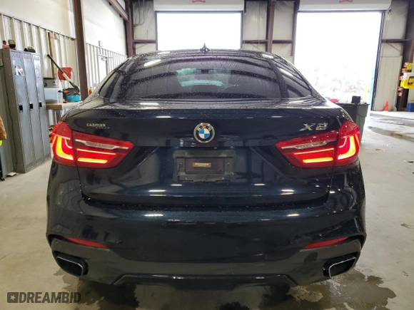 2016 BMW X6 xDrive35i with VIN 5UXKU2C56G0N78208, listed as a Copart auction lot 44994995 with 121,755 mi miles and Salvage Title. Bid and sale history available at carsss.com. Image 6.