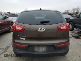 2013 Kia Sportage LX with VIN KNDPB3A29D7365641, listed as a Copart auction lot 83667044 with 135,085 mi miles and Salvage Title. Bid and sale history available at carsss.com. Image 6.