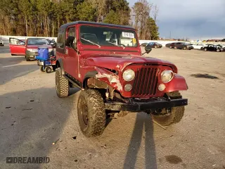 1984 Jeep CJ 4WD with VIN 1JCCM87E0ET103859, listed as a Copart auction lot 87461054 with NaN miles and Salvage Title. Bid and sale history available at carsss.com. Image 11.