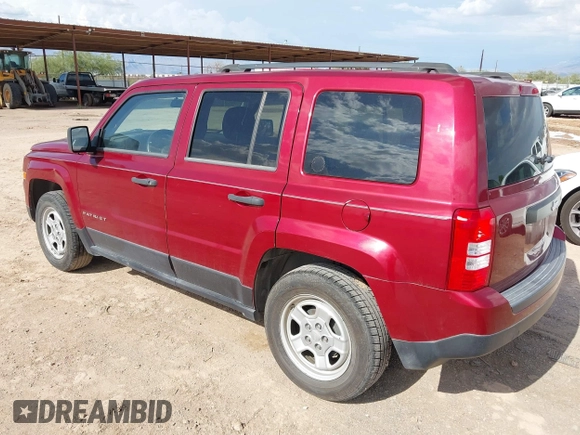 2014 Jeep Patriot Sport with VIN 1C4NJPBA6ED786064, listed as a IAAI auction lot 42783410 with 129,904 mi miles and . Bid and sale history available at DreamBid. Image 3.