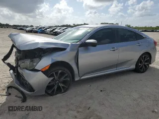 2019 Honda Civic Sport with VIN 2HGFC2F82KH520050, listed as a Copart auction lot 51368215 with 110,050 mi miles and Non Repairable. Bid and sale history available at DreamBid. Image 1.