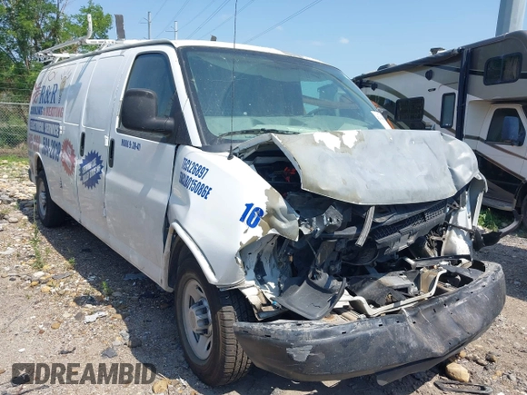 2011 Chevrolet Express Cargo with VIN 1GCWGGCA2B1129681, listed as a IAAI auction lot 42108056 with Not provided miles and . Bid and sale history available at DreamBid. Image 1.