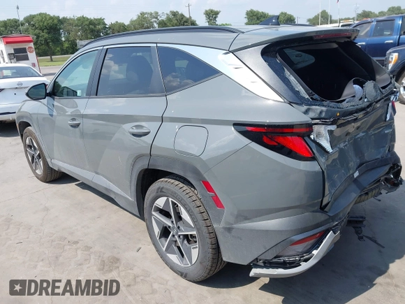 2025 Hyundai Tucson SEL with VIN 5NMJBCDE2SH481460, listed as a IAAI auction lot 42168976 with 12,330 mi miles. Bid and sale history available at carsss.com. Image 3.