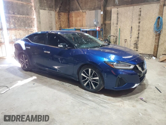 2021 Nissan Maxima SV with VIN 1N4AA6CV3MC509621, listed as a Copart auction lot 50556985 with 83,205 mi miles and Salvage title. Bid and sale history available at DreamBid. Image 4.