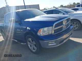 2009 Dodge 1500 SLT with VIN 1D3HB13T49J501786, listed as a IAAI auction lot 41726367 with 205,546 mi miles and . Bid and sale history available at DreamBid. Image 1.