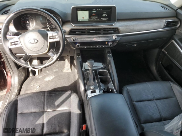 2021 Kia Telluride EX with VIN 5XYP34HC9MG120374, listed as a Copart auction lot 45282075 with 56,760 mi miles and Salvage Title. Bid and sale history available at carsss.com. Image 8.