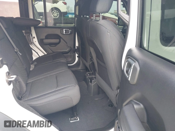 2021 Jeep Wrangler Unlimited Sport S z VIN 1C4HJXDN1MW822016, wystawiony jako IAAI lot #41792808 z przebiegiem 29 719 mil mil oraz . Historia ofert i sprzedaży dostępna na DreamBid. Obrazek 8.