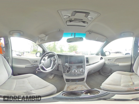 2015 Toyota Sienna LE with VIN 5TDJK3DC5FS120127, listed as a Copart auction lot 60461345 with 152,368 mi miles and Salvage title. Bid and sale history available at DreamBid. Image 15.
