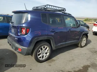 2017 Jeep Renegade Altitude with VIN ZACCJBBB9HPE52085, listed as a Copart auction lot 58781195 with 139,524 mi miles and Salvage title. Bid and sale history available at DreamBid. Image 3.