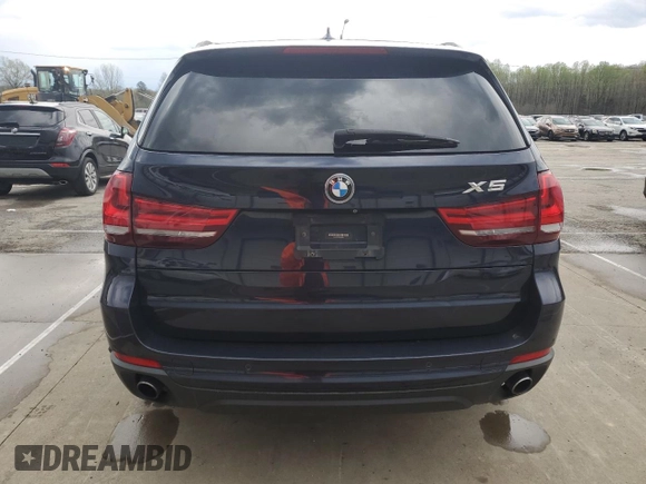 2015 BMW X5 xDrive35i with VIN 5UXKR0C58F0K64841, listed as a Copart auction lot 52716185 with 154,114 mi miles and Clean Title. Bid and sale history available at carsss.com. Image 6.