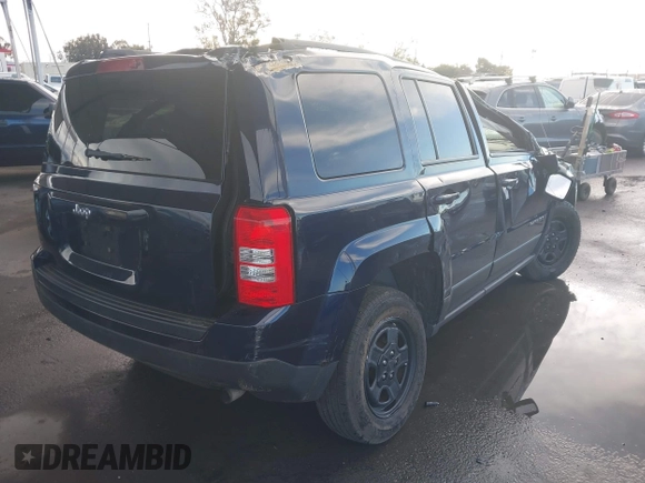 2017 Jeep Patriot 75th Anniversary with VIN 1C4NJRBB4HD110334, listed as a IAAI auction lot 41425693 with 88,364 mi miles and . Bid and sale history available at carsss.com. Image 4.