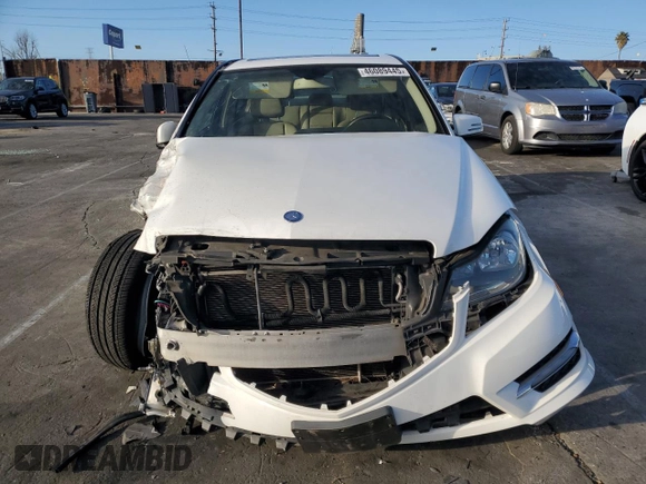 2013 Mercedes-Benz C 350 Sport with VIN WDDGF5HB6DR267263, listed as a Copart auction lot 46089445 with 89,391 mi miles and Salvage Title. Bid and sale history available at DreamBid. Image 5.