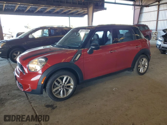 2014 MINI Countryman S with VIN WMWZC3C52EWP28265, listed as a Copart auction lot 49117155 with 65,246 mi miles and Salvage Title. Bid and sale history available at DreamBid. Image 1.