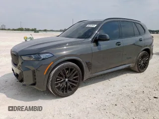 2025 BMW X5 xDrive40i z VIN 5UX23EU02S9Z67262, wystawiony jako Copart lot #56757915 z przebiegiem 2 538 mil mil oraz Szkoda całkowita • Salvage title. Historia ofert i sprzedaży dostępna na DreamBid. Obrazek 1.