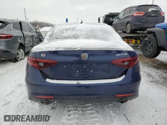 2018 Alfa Romeo Giulia Ti Sport with VIN ZARFAEEN7J7576353, listed as a Copart auction lot 88133195 with 61,204 mi miles and Clean Title. Bid and sale history available at carsss.com. Image 6.