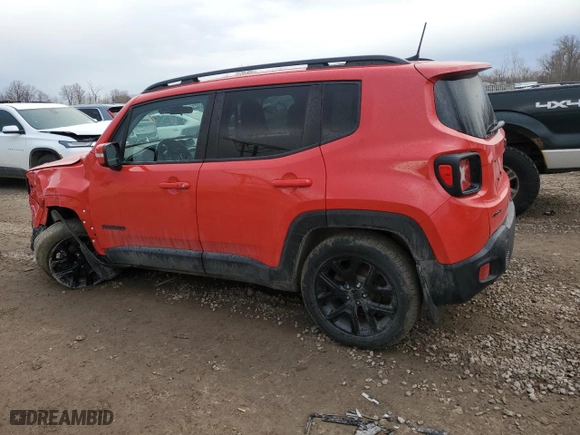 2018 Jeep Renegade Latitude with VIN ZACCJBBB3JPG80041, listed as a Copart auction lot 49320205 with 92,753 mi miles and Salvage Title. Bid and sale history available at carsss.com. Image 2.