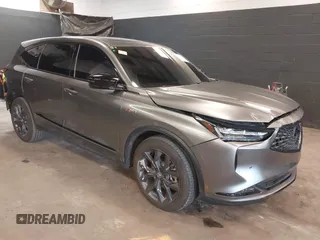 2024 Acura MDX w/A-Spec Package with VIN 5J8YE1H07RL020094, listed as a IAAI auction lot 41941652 with 9,997 mi miles. Bid and sale history available at carsss.com. Image 1.