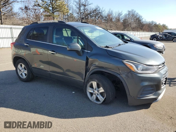 2018 Chevrolet Trax LT with VIN KL7CJPSB6JB714798, listed as a Copart auction lot 47261915 with 87,244 mi miles and Salvage Title. Bid and sale history available at DreamBid. Image 4.