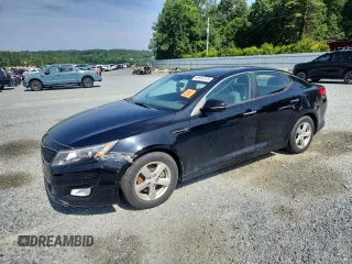 2015 Kia Optima LX z VIN 5XXGM4A7XFG383555, wystawiony jako Copart lot #60891315 z przebiegiem 136 631 mil mil oraz Czysty tytuł • Clean title. Historia ofert i sprzedaży dostępna na DreamBid. Obrazek 1.