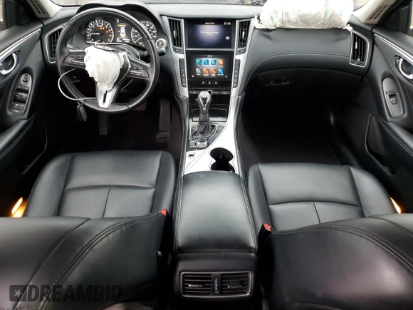 2020 Infiniti Q50 3.0t LUXE with VIN JN1EV7AR8LM256092, listed as a Copart auction lot 50659305 with 96,947 mi miles and Salvage Title. Bid and sale history available at carsss.com. Image 8.