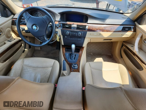 2011 BMW 3 Series 328i with VIN WBAPH5C5XBF093456, listed as a Copart auction lot 63053125 with Not provided miles and Salvage title. Bid and sale history available at DreamBid. Image 8.